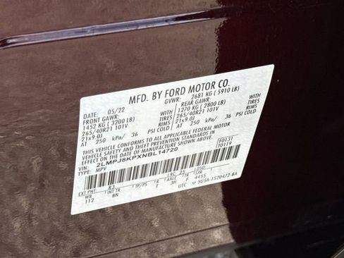 Certified 2022 Lincoln Nautilus Reserve w/ Equipment Group 202A image 49