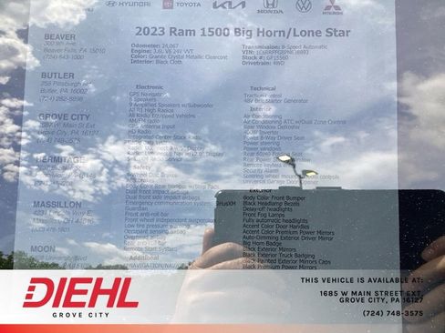 Used 2023 RAM 1500 Big Horn AWD/4WD image 16