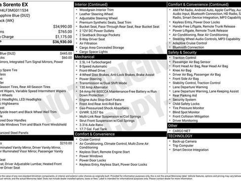 Used 2021 Kia Sorento EX image 3