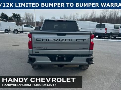 Certified 2023 Chevrolet Silverado 1500 Custom w/ LPO, Dark Essentials Package AWD/4WD image 4