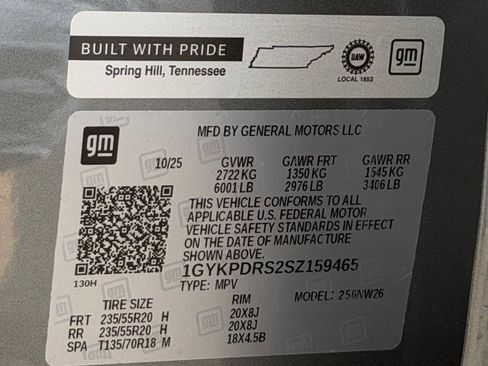 New 2025 Cadillac XT6 Premium Luxury w/ LPO, Floor Liner Package image 20