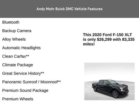 Used 2020 Ford F150 XLT w/ Equipment Group 302A Luxury image 4