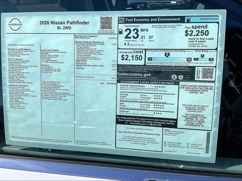 New 2026 Nissan Pathfinder SL w/ SL Premium Package FWD image 13