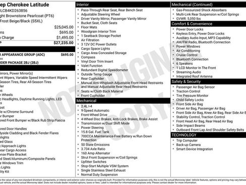 Used 2019 Jeep Cherokee Latitude w/ Popular Appearance Group image 2