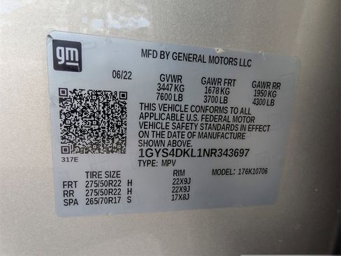 Certified 2022 Cadillac Escalade Premium Luxury Platinum image 33