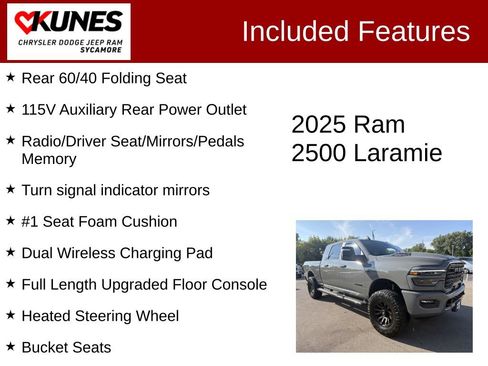 Used 2025 RAM 2500 Laramie w/ Night Edition AWD/4WD image 3