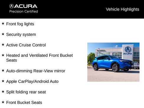 Certified 2025 Acura ADX A-Spec AWD/4WD image 17