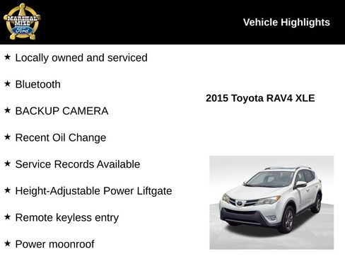 Used 2015 Toyota RAV4 XLE FWD image 2