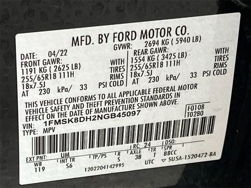 Used 2022 Ford Explorer XLT w/ Equipment Group 202A image 32