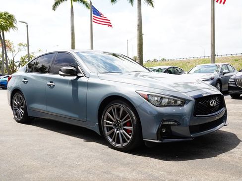 Used 2023 INFINITI Q50 Red Sport 400 w/ Carbon Fiber Package image 13