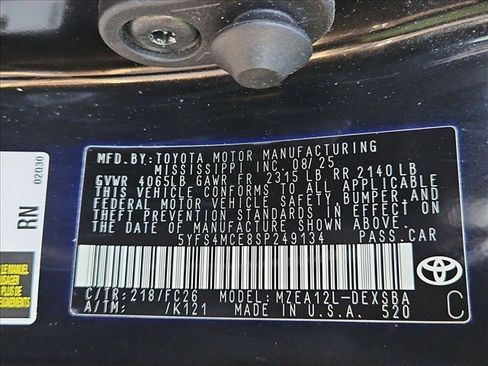 Used 2025 Toyota Corolla SE FWD image 24