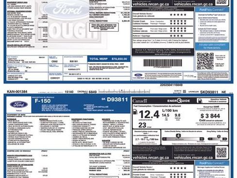 Used 2025 Ford F150 XLT w/ Equipment Group 302A MID AWD/4WD image 14