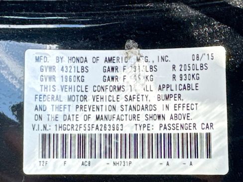 Used 2015 Honda Accord Sport image 37