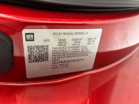Certified 2023 Chevrolet Corvette Stingray Preferred Cpe w/ Z51 Performance Package RWD image 31