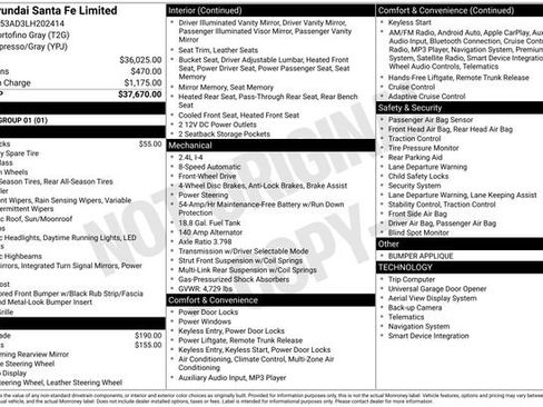 Used 2020 Hyundai Santa Fe Limited image 5