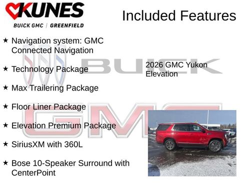 New 2026 GMC Yukon Elevation w/ Elevation Premium Package image 3