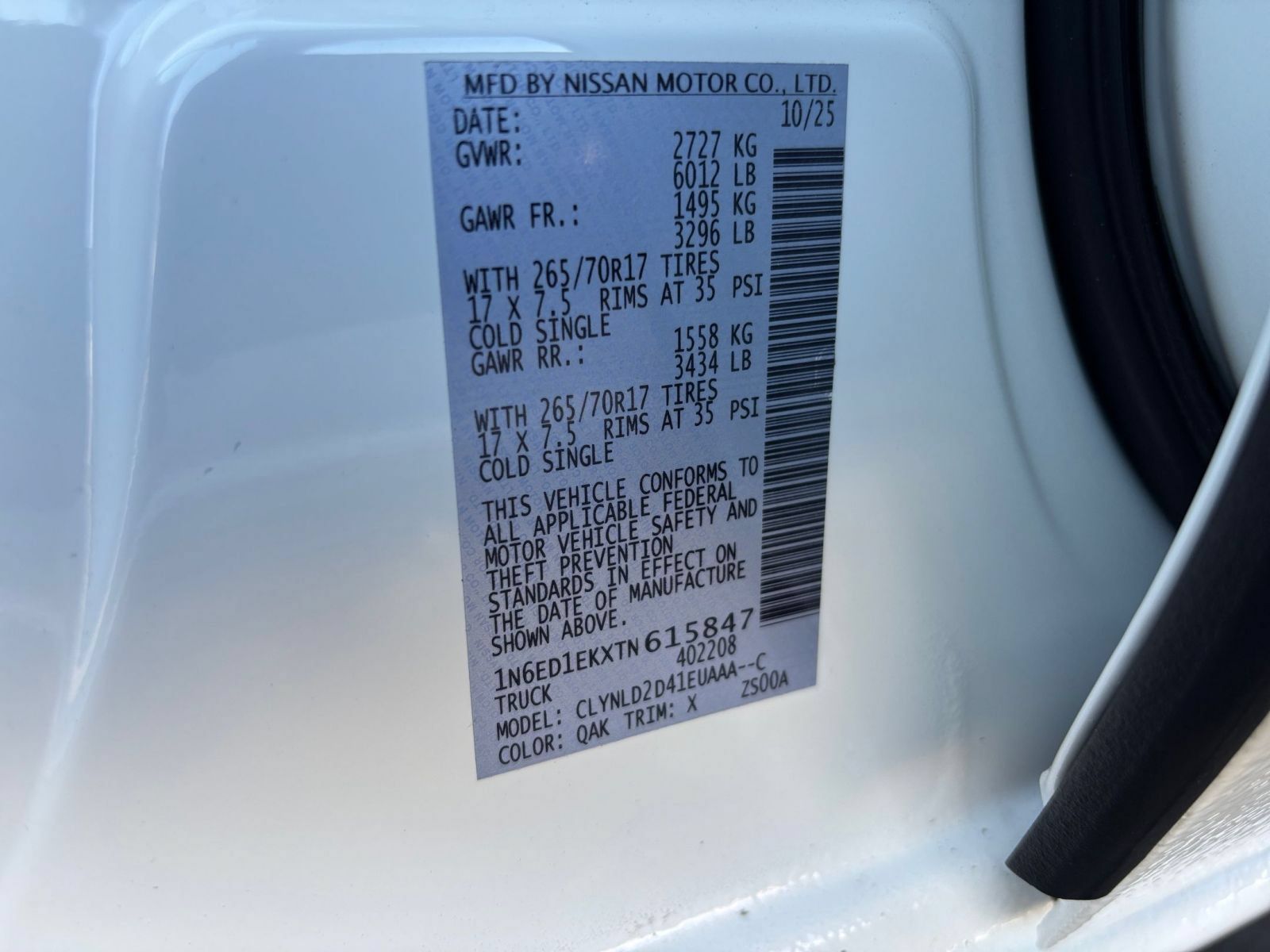 Used 2026 Nissan Frontier PRO-4X AWD/4WD image 28