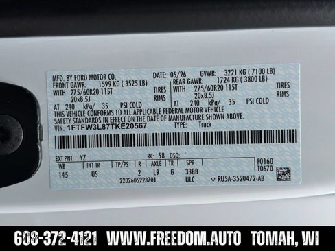 New 2026 Ford F150 XLT w/ Equipment Group 302A MID AWD/4WD image 29