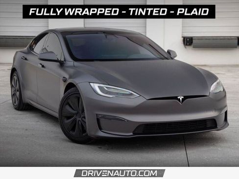 Used 2021 Tesla Model S Plaid AWD/4WD image 3