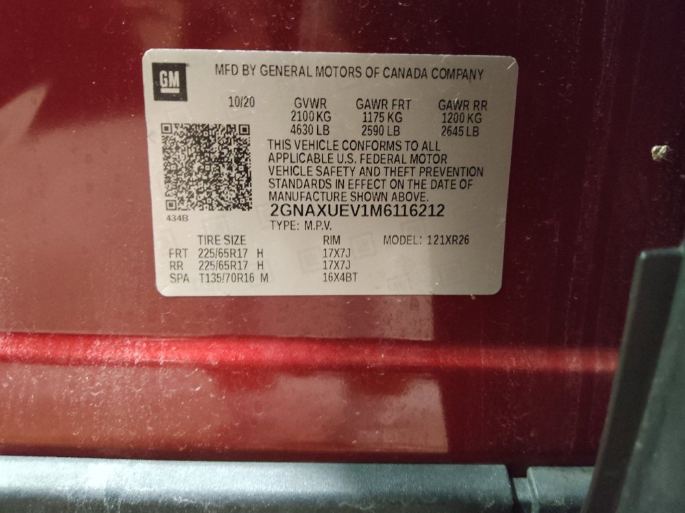 Used 2021 Chevrolet Equinox LT AWD/4WD image 33