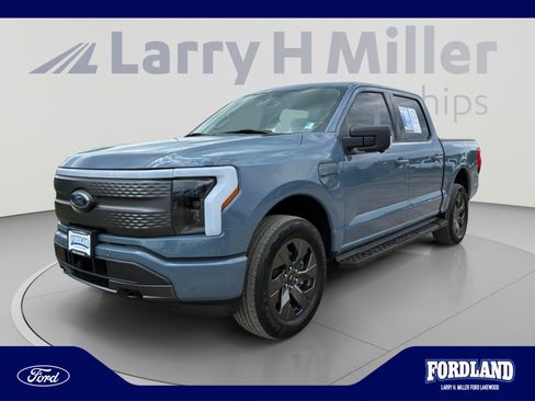Used 2023 Ford F150 Lightning XLT w/ Equipment Group 312A High AWD/4WD image 1