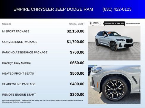 Used 2024 BMW X3 xDrive30i w/ M Sport Package AWD/4WD image 6