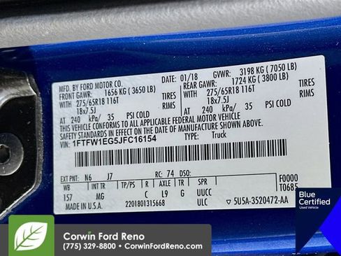 Certified 2018 Ford F150 XLT w/ Equipment Group 302A Luxury image 36