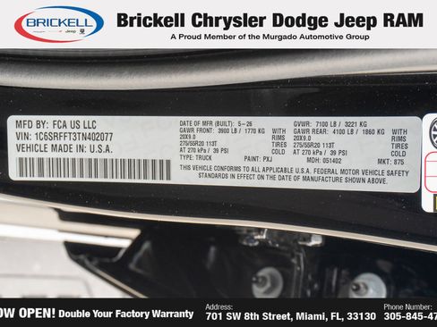 New 2026 RAM 1500 4x4 Crew Cab image 35