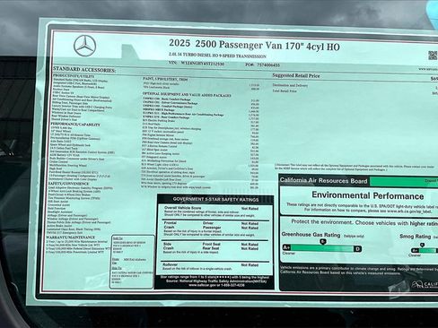 New 2025 Mercedes-Benz Sprinter 2500 image 13