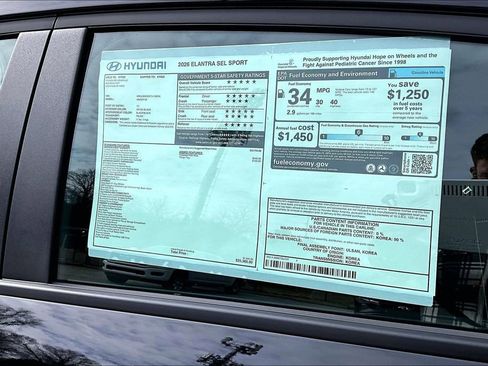 New 2026 Hyundai Elantra Sport image 16