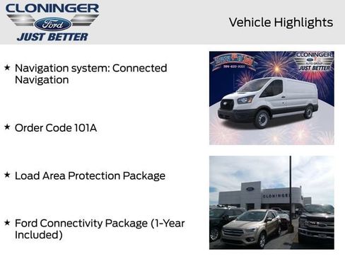 New 2026 Ford Transit 150 Low Roof w/ Load Area Protection Package RWD image 9
