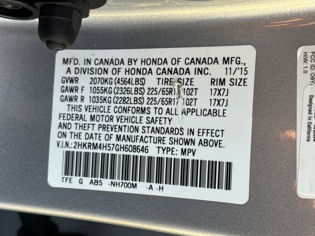 Used 2016 Honda CR-V EX image 17