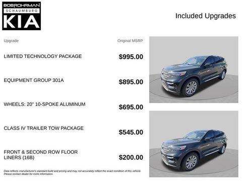 Used 2022 Ford Explorer Limited w/ Limited Technology Package AWD/4WD image 4