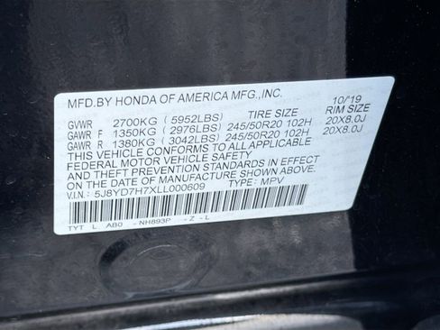 Used 2020 Acura MDX w/ Advance Package image 34