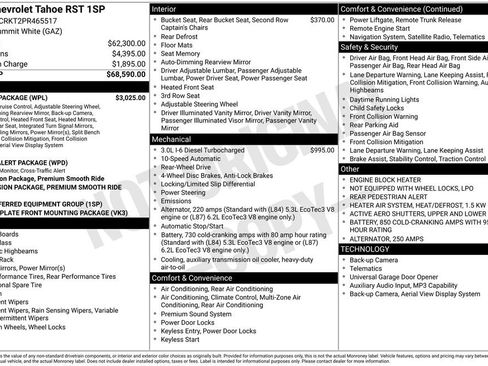 Used 2023 Chevrolet Tahoe RST w/ Luxury Package RWD image 8