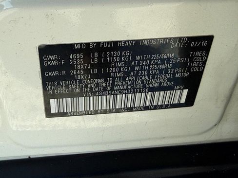 Used 2017 Subaru Outback 2.5i Limited image 31