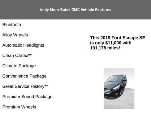 Used 2019 Ford Escape SE image 4