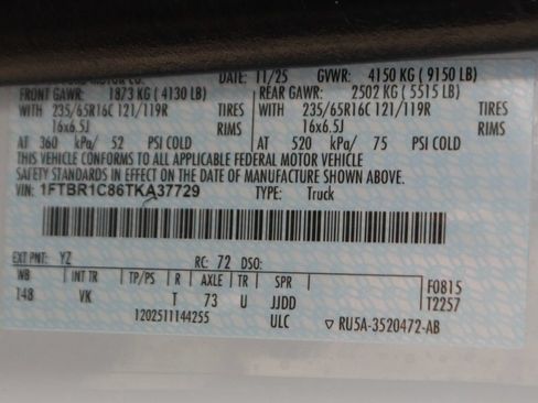 Used 2026 Ford Transit 250 148 Medium Roof RWD image 49