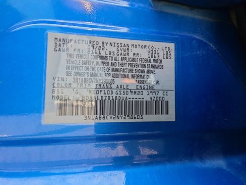Used 2022 Nissan Sentra SV w/ Trunk Package FWD image 34