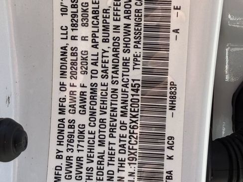 Used 2019 Honda Civic LX image 27