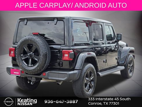Used 2021 Jeep Wrangler Unlimited Sahara AWD/4WD image 8