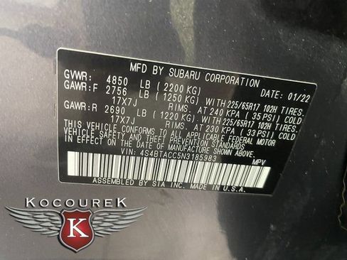 Used 2022 Subaru Outback Premium AWD/4WD image 26