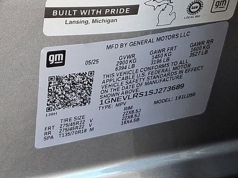 Used 2025 Chevrolet Traverse RS w/ LPO, Floor Liner Package image 30