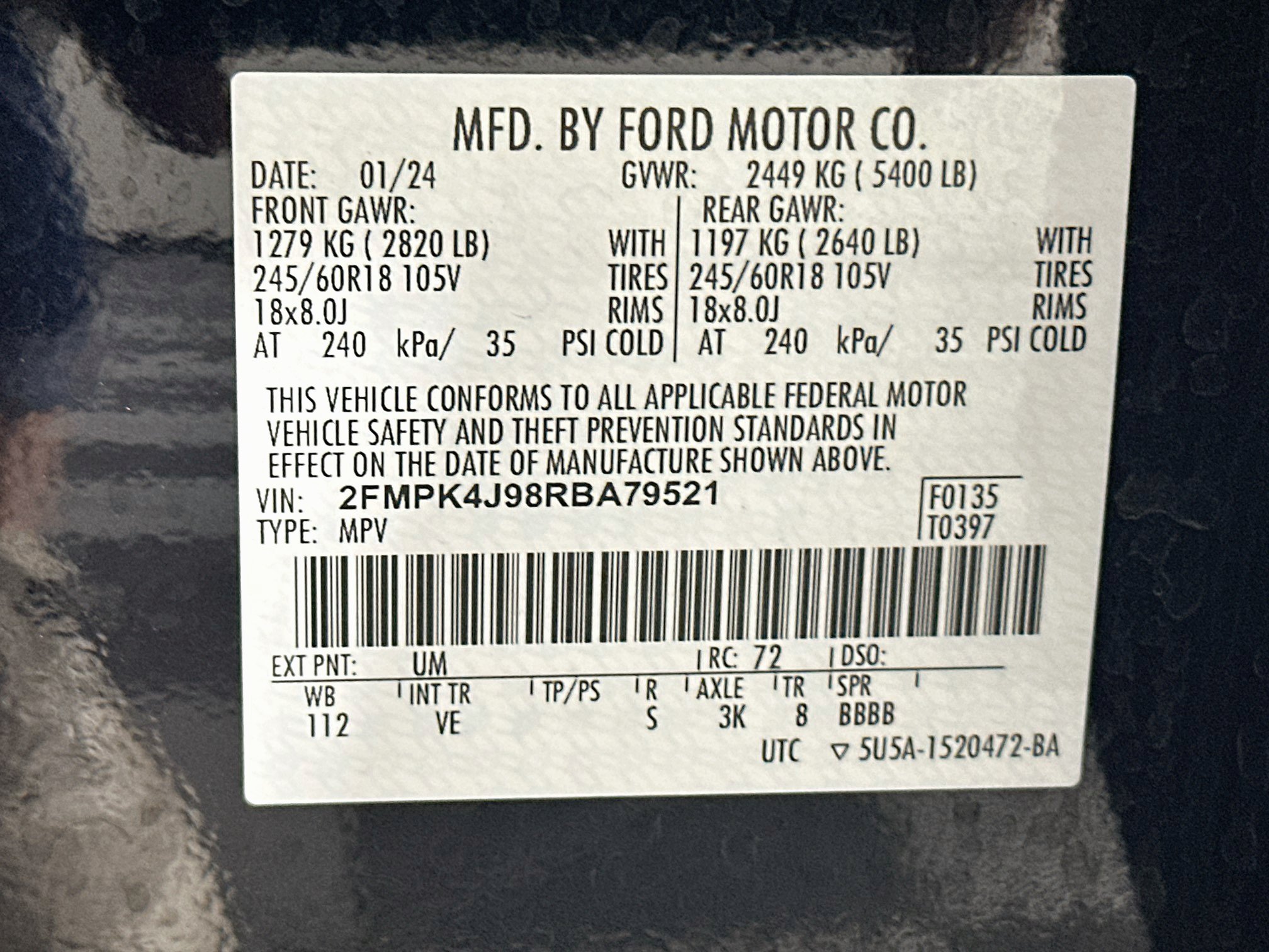 Used 2024 Ford Edge SEL AWD/4WD image 12