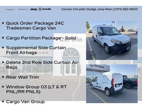 Used 2019 RAM ProMaster City Tradesman FWD image 8