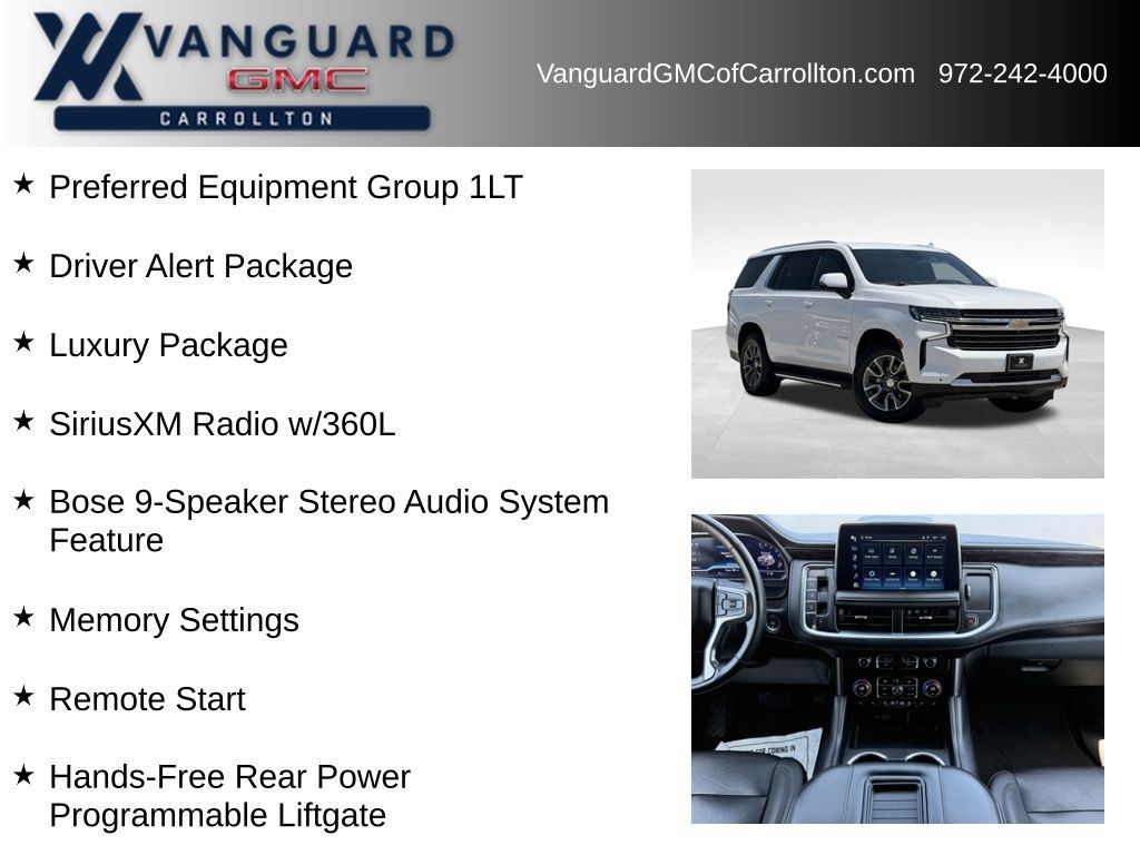 Used 2023 Chevrolet Tahoe LT w/ Luxury Package RWD image 6