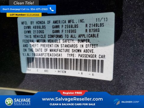 Used 2014 Acura TL FWD image 16