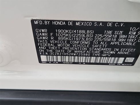 Certified 2024 Honda HR-V Sport image 14