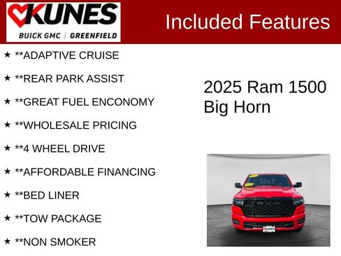 Used 2025 RAM 1500 Big Horn AWD/4WD image 3