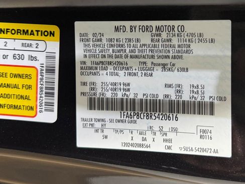 Used 2024 Ford Mustang GT Premium RWD image 60